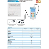 ACCUD CF1000S měřidlo pro tloušťku povlaku rozsah 0-1250um ( F typ )