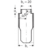 Volný drážkový kámen broušený pro středění 37 5375 - 10mm