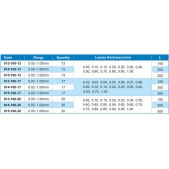 ACCUD 913-100-13 ventilové měrky dlouhé  150mm ( 0.05-1.00mm ) 13ks