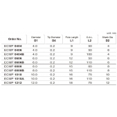 TK stopková fréza tvarová ECMP1010A, 10x16mm