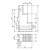 Tvrdý reverzní nástavec NT 243854 400/4, 404000