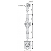 ACCUD 278-080-01 univerzální magnetický stojánek  100/81/67mm ( 80kgf )