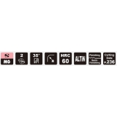 TK stopková fréza toroidní SRC1210, 12x24mm,R1