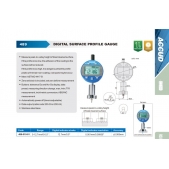 ACCUD 489-010-01 pokročilé digitální měřidlo profilu povrchu 0-12.7mm/0-0.5