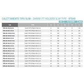 Tepelný upínač SLIM BT40 (AD/B) prodloužený H90 pr. 5mm