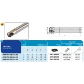 M0820 EXTRA LONG 200 Technická fréza tvrdokovová FORM-TECH, kuželová L 200mm