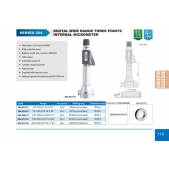 ACCUD 364-006-01 digitální třídotekový dutinoměr s širším rozsahem 100-150mm/3.94-5.91