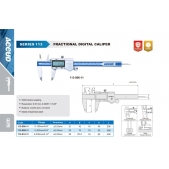 ACCUD 113-006-11 digitální posuvné měřítko FRACTIONAL 150mm/6