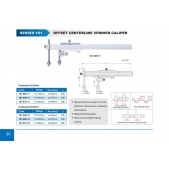 ACCUD 161-012-13 nastavitelné posuvné měřítko pro měření roztečí děr 10-300mm ( 0.05mm )