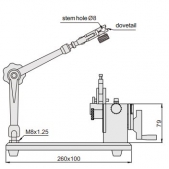 ACCUD 660-001-01 testovací přípravek pro kontrolu souososti , typ A ( pro průměry 3-35mm)